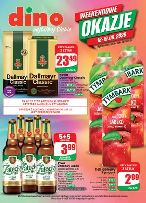 Dino - gazetka promocyjna Weekendowe okazje od piątku 18.09 do soboty 19.09
