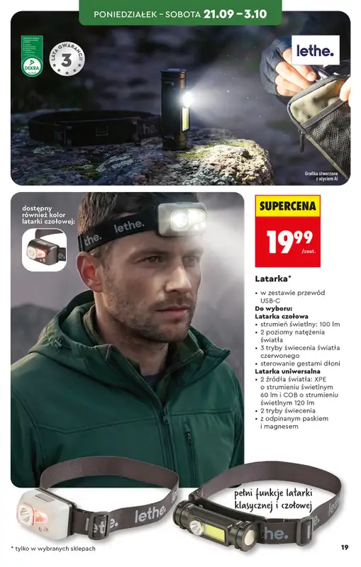 Biedronka - gazetka promocyjna Hity i inspiracje, od 19.09 od soboty 19.09 do środy 07.10 - strona 19