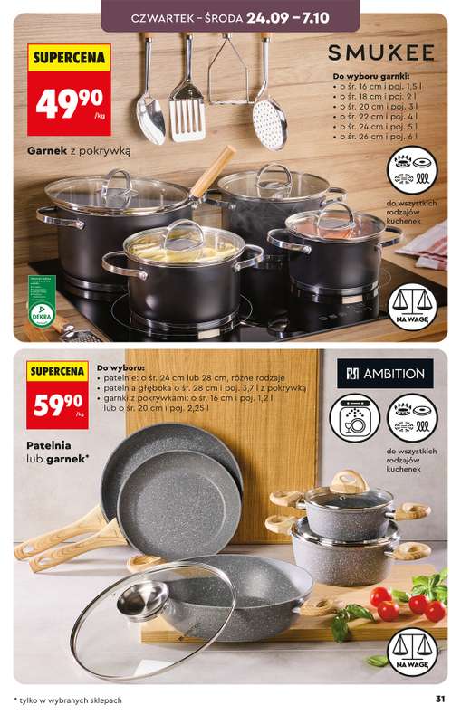 Biedronka - gazetka promocyjna Hity i inspiracje, od 19.09 od soboty 19.09 do środy 07.10 - strona 31