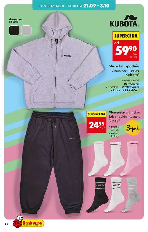 Biedronka - gazetka promocyjna Hity i inspiracje, od 19.09 od soboty 19.09 do środy 07.10 - strona 20