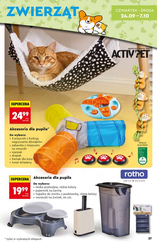 Biedronka - gazetka promocyjna Hity i inspiracje, od 19.09 od soboty 19.09 do środy 07.10 - strona 37