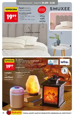 Biedronka - gazetka promocyjna Hity i inspiracje, od 19.09 od soboty 19.09 do środy 07.10 - strona 16