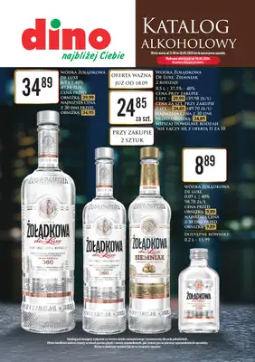 Dino - gazetka promocyjna Katalog alkoholowy od poniedziałku 21.09 do soboty 26.09
