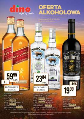 Dino - gazetka promocyjna Oferta alkoholowa od piątku 18.09 do soboty 19.09