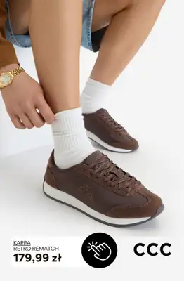 CCC - gazetka promocyjna Białe i brązowe SNEAKERSY damskie od soboty 19.09  - strona 10