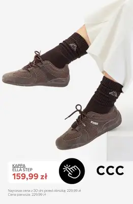 CCC - gazetka promocyjna Białe i brązowe SNEAKERSY damskie od soboty 19.09  - strona 8