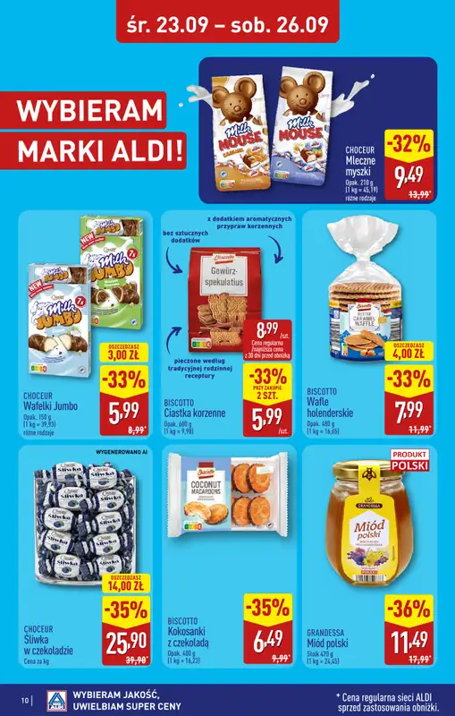 Aldi - gazetka promocyjna Bolesławiec, Aleja Tysiąclecia 49, WIELKIE OTWARCIE już w ŚRODĘ 23.09! od środy 23.09 do soboty 26.09 - strona 10