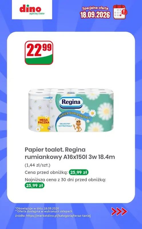 Dino - gazetka promocyjna Specjalna oferta na 18.09.2026 - promocje spoza gazetki od piątku 18.09 do piątku 18.09 - strona 12