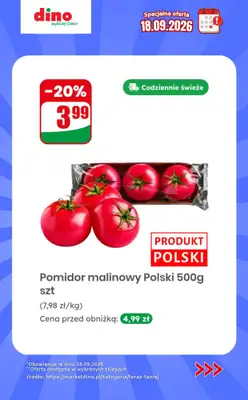 Dino - gazetka promocyjna Specjalna oferta na 18.09.2026 - promocje spoza gazetki od piątku 18.09 do piątku 18.09 - strona 5