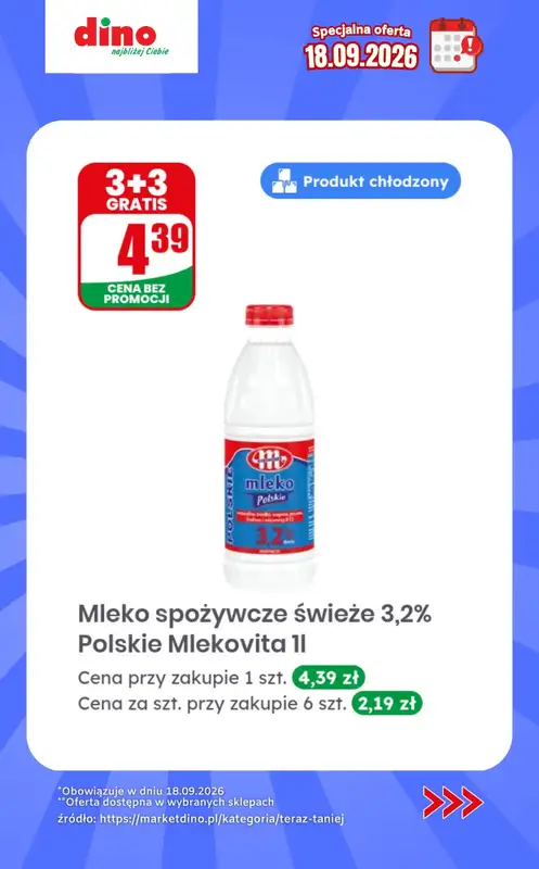 Dino - gazetka promocyjna Specjalna oferta na 18.09.2026 - promocje spoza gazetki od piątku 18.09 do piątku 18.09 - strona 4