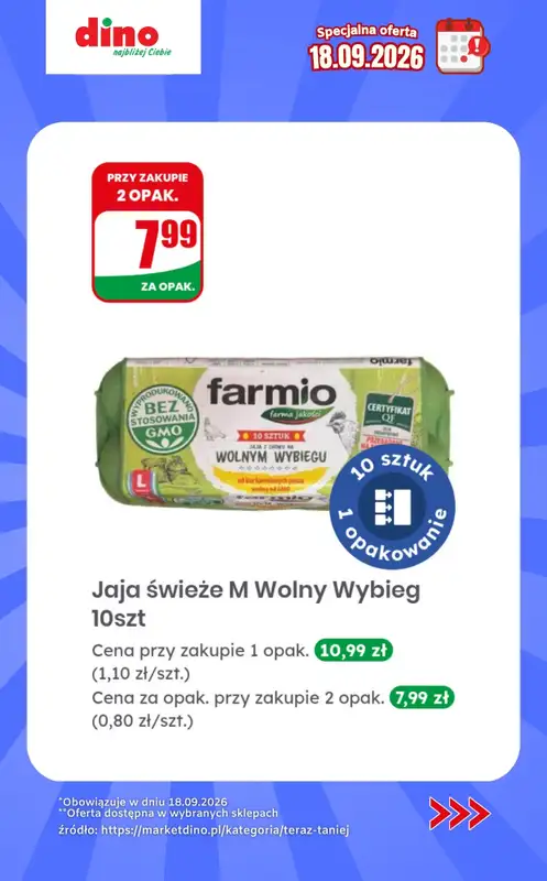 Dino - gazetka promocyjna Specjalna oferta na 18.09.2026 - promocje spoza gazetki od piątku 18.09 do piątku 18.09 - strona 6