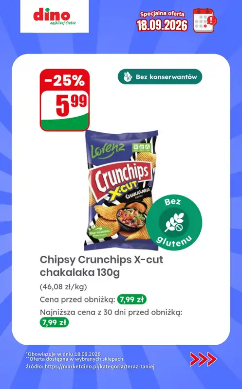 Dino - gazetka promocyjna Specjalna oferta na 18.09.2026 - promocje spoza gazetki od piątku 18.09 do piątku 18.09 - strona 10