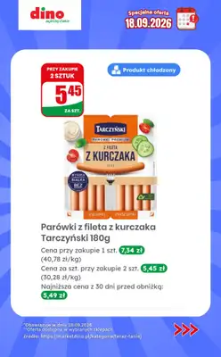 Dino - gazetka promocyjna Specjalna oferta na 18.09.2026 - promocje spoza gazetki od piątku 18.09 do piątku 18.09 - strona 8