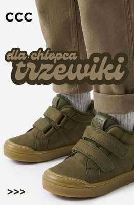 CCC - gazetka promocyjna TRZEWIKI dla chłopca od niedzieli 20.09 