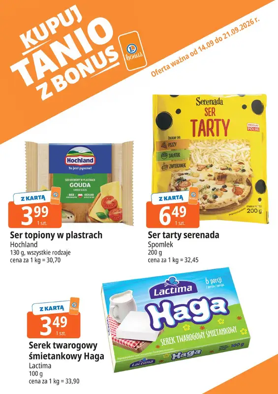 Leclerc - gazetka promocyjna Kupuj tanio z bonus od piątku 18.09 do poniedziałku 21.09 - strona 9