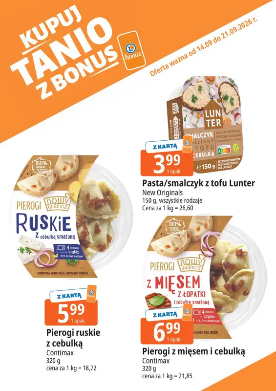 Leclerc - gazetka promocyjna Kupuj tanio z bonus od piątku 18.09 do poniedziałku 21.09 - strona 3