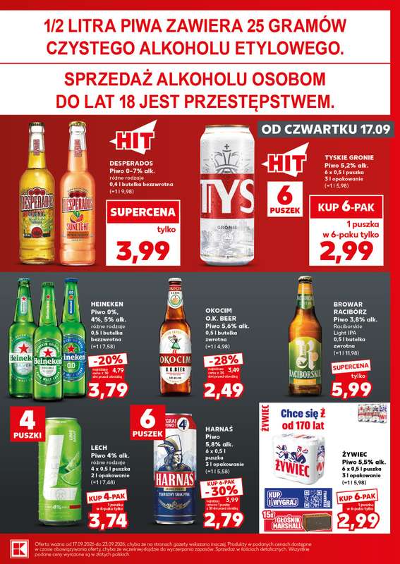 Kaufland - gazetka promocyjna Oferta Kaufland - SUPER SOBOTA od soboty 19.09 do soboty 19.09 - strona 23