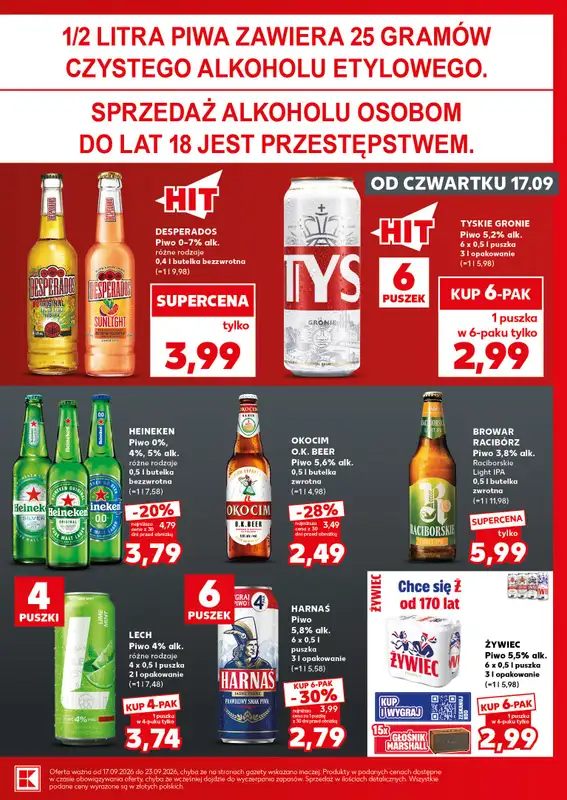 Kaufland - gazetka promocyjna Oferta Kaufland - SUPER SOBOTA od soboty 19.09 do soboty 19.09 - strona 23