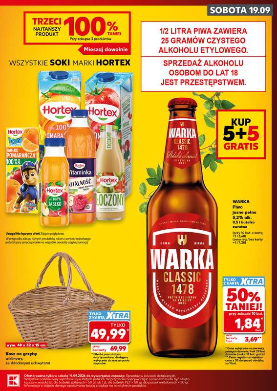 Kaufland - gazetka promocyjna Oferta Kaufland - SUPER SOBOTA od soboty 19.09 do soboty 19.09 - strona 3