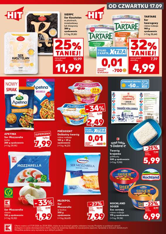 Kaufland - gazetka promocyjna Oferta Kaufland - SUPER SOBOTA od soboty 19.09 do soboty 19.09 - strona 17