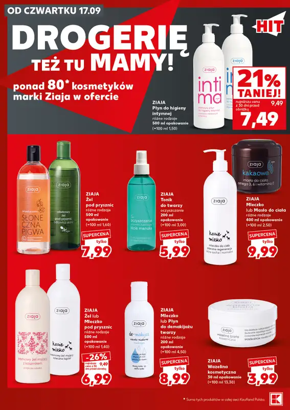 Kaufland - gazetka promocyjna Mocny Start od poniedziałku 21.09 do środy 23.09 - strona 22