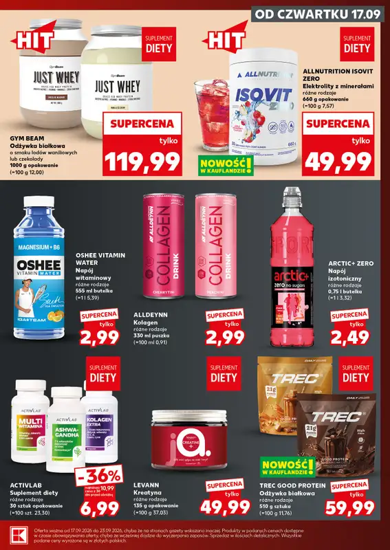 Kaufland - gazetka promocyjna Mocny Start od poniedziałku 21.09 do środy 23.09 - strona 21