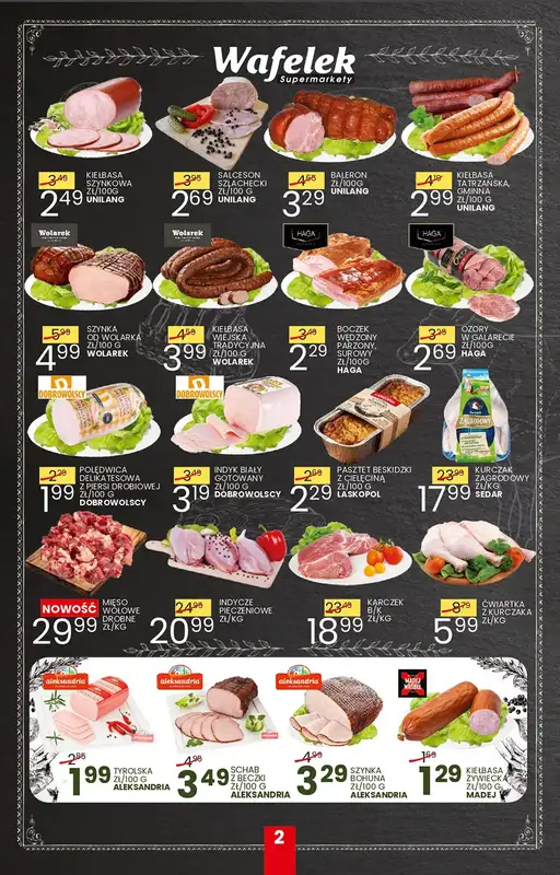 Wafelek - gazetka promocyjna Gazetka od poniedziałku 21.09 do soboty 03.10 - strona 2