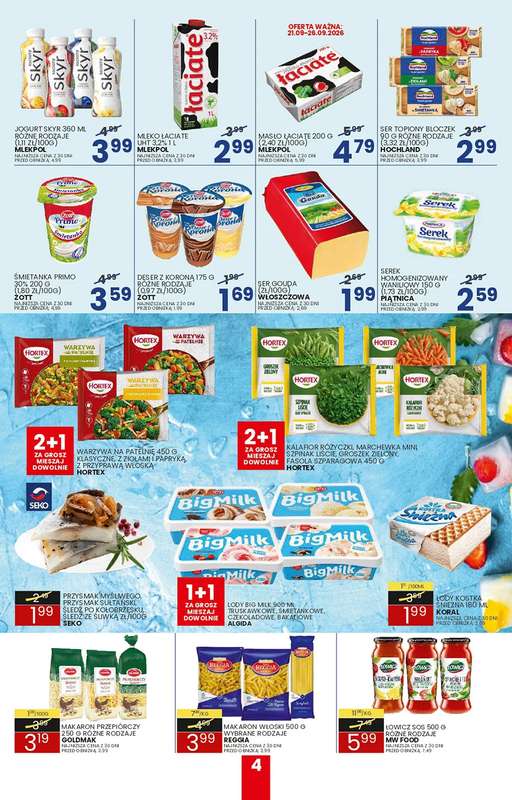 Wafelek - gazetka promocyjna Gazetka od poniedziałku 21.09 do soboty 03.10 - strona 4
