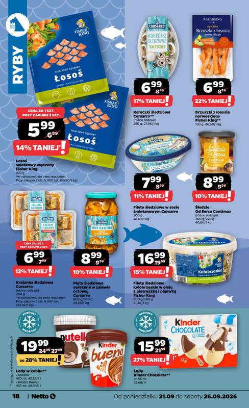 Netto - gazetka promocyjna Gazetka Spożywcza od poniedziałku 21.09 do soboty 26.09 - strona 18