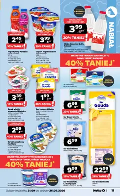 Netto - gazetka promocyjna Gazetka Spożywcza od poniedziałku 21.09 do soboty 26.09 - strona 11