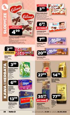 Netto - gazetka promocyjna Gazetka Spożywcza od poniedziałku 21.09 do soboty 26.09 - strona 28