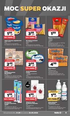 Netto - gazetka promocyjna Gazetka Spożywcza od poniedziałku 21.09 do soboty 26.09 - strona 5