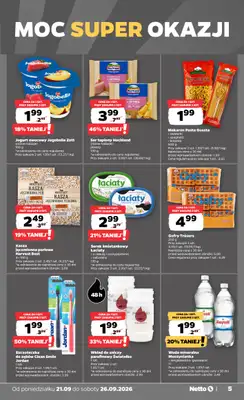 Netto - gazetka promocyjna Gazetka Spożywcza od poniedziałku 21.09 do soboty 26.09 - strona 5
