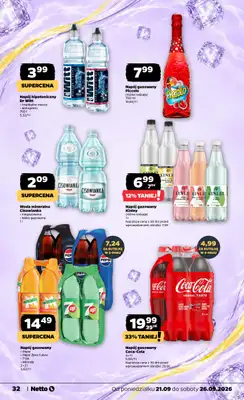 Netto - gazetka promocyjna Gazetka Spożywcza od poniedziałku 21.09 do soboty 26.09 - strona 32