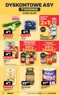 Netto - gazetka promocyjna Gazetka Spożywcza od poniedziałku 21.09 do soboty 26.09 - strona 2