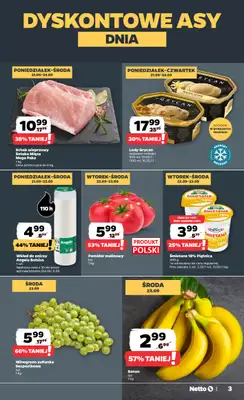 Netto - gazetka promocyjna Gazetka Spożywcza od poniedziałku 21.09 do soboty 26.09 - strona 3