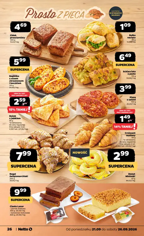 Netto - gazetka promocyjna Gazetka Spożywcza od poniedziałku 21.09 do soboty 26.09 - strona 26