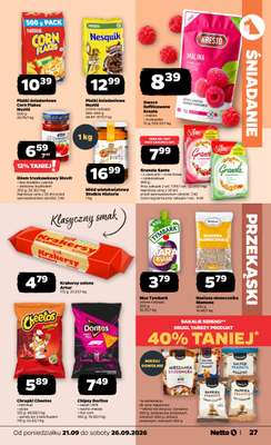 Netto - gazetka promocyjna Gazetka Spożywcza od poniedziałku 21.09 do soboty 26.09 - strona 27