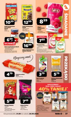 Netto - gazetka promocyjna Gazetka Spożywcza od poniedziałku 21.09 do soboty 26.09 - strona 27