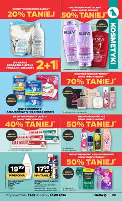 Netto - gazetka promocyjna Gazetka Spożywcza od poniedziałku 21.09 do soboty 26.09 - strona 39