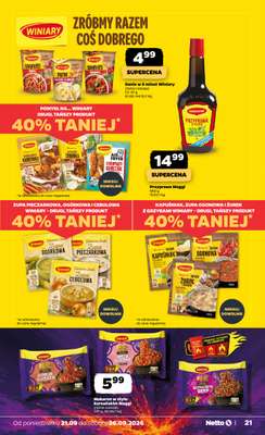 Netto - gazetka promocyjna Gazetka Spożywcza od poniedziałku 21.09 do soboty 26.09 - strona 21