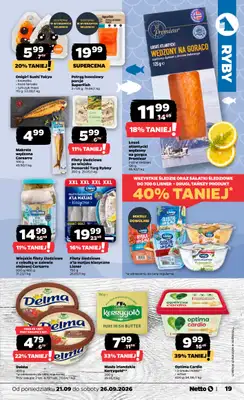 Netto - gazetka promocyjna Gazetka Spożywcza od poniedziałku 21.09 do soboty 26.09 - strona 19