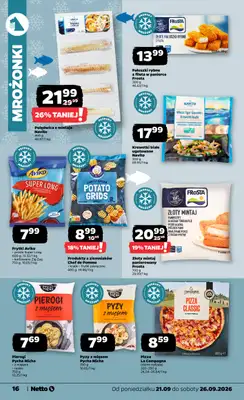 Netto - gazetka promocyjna Gazetka Spożywcza od poniedziałku 21.09 do soboty 26.09 - strona 16