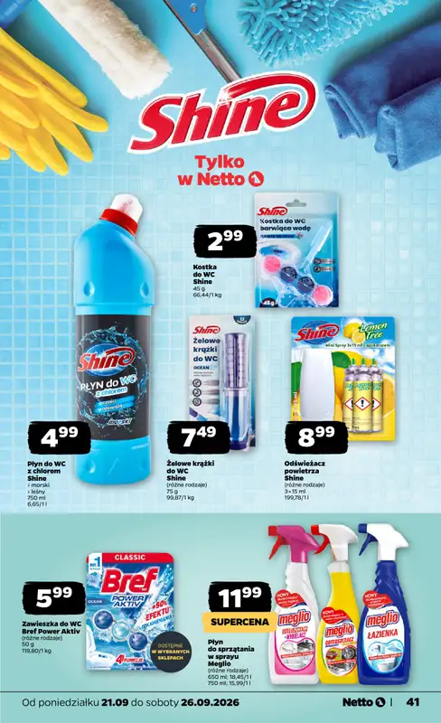 Netto - gazetka promocyjna Gazetka Spożywcza od poniedziałku 21.09 do soboty 26.09 - strona 41
