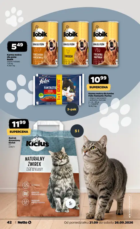 Netto - gazetka promocyjna Gazetka Spożywcza od poniedziałku 21.09 do soboty 26.09 - strona 42
