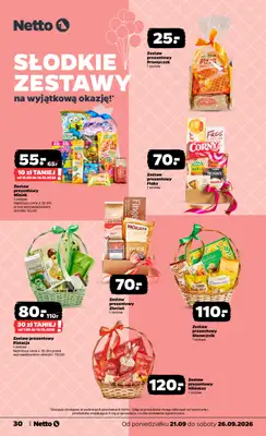 Netto - gazetka promocyjna Gazetka Spożywcza od poniedziałku 21.09 do soboty 26.09 - strona 30