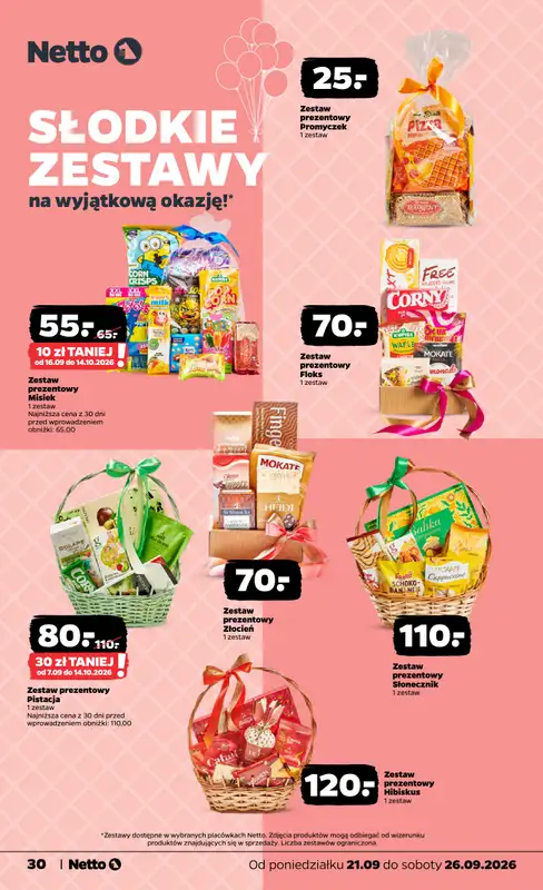 Netto - gazetka promocyjna Gazetka Spożywcza od poniedziałku 21.09 do soboty 26.09 - strona 30