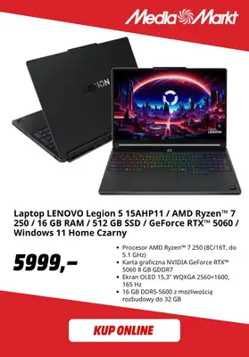 Media Markt - gazetka promocyjna Laptopy gamingowe w super cenach od piątku 18.09  - strona 10
