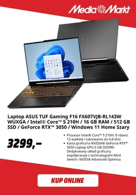 Media Markt - gazetka promocyjna Laptopy gamingowe w super cenach od piątku 18.09  - strona 6