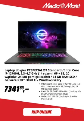 Media Markt - gazetka promocyjna Laptopy gamingowe w super cenach od piątku 18.09  - strona 3